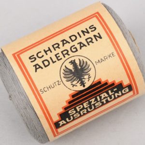German Spool of Light Grey Thread With Original Label