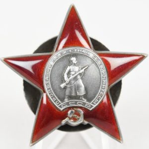 Russia WWII Order of the Red Star To a Navy Officer Complete With Research