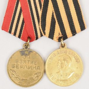 Russia WWII Two Place Medal Bar