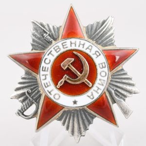 Russia WWII Order of the Patriotic War 2'st class to a Cavalry Platoon Commander