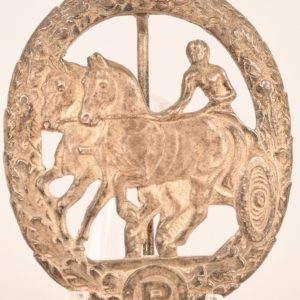 German Horse Driver's Badge in Silver, Steinhauer & Lück