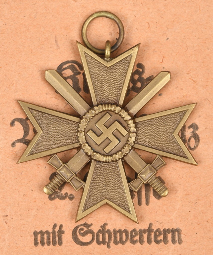 War Merit Cross With Swords And Envelope of Issue