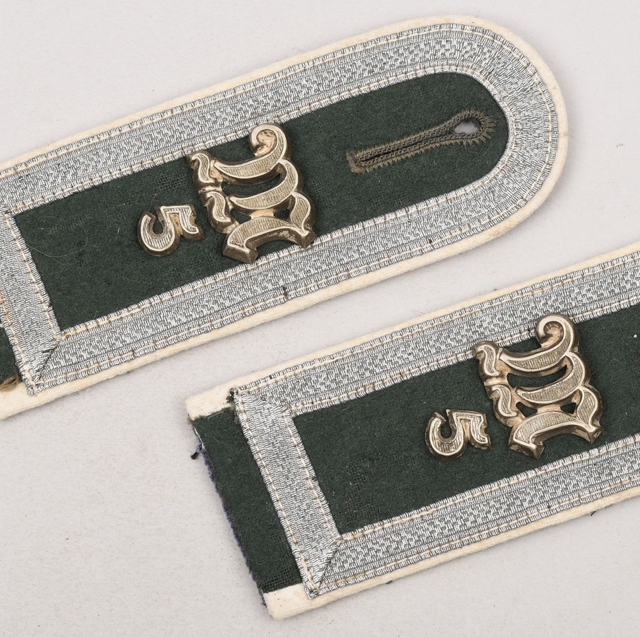 Machine Gun Underfeldwebel's Regiment 5 Shoulder Boards