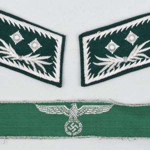 German Zollgrenzschutz, Zollsektretär Complete Insignia Set