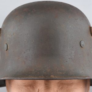 WW1 M16 Helmet reissued to a Heer soldier