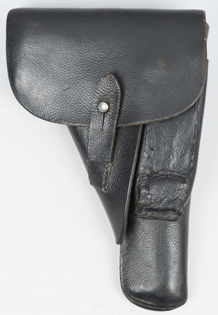 German Blackened Soft Shell Leather P38 Pistol Holster