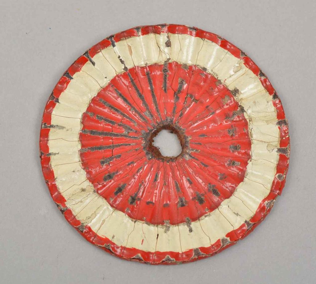 Hessen Leather Cocade for Spike Helmet ca 1840 - 50´s