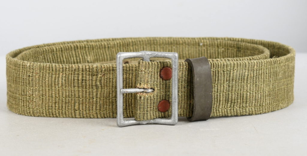 Japanese Army Officer's Late-War Cloth Belt in Excellent Condition