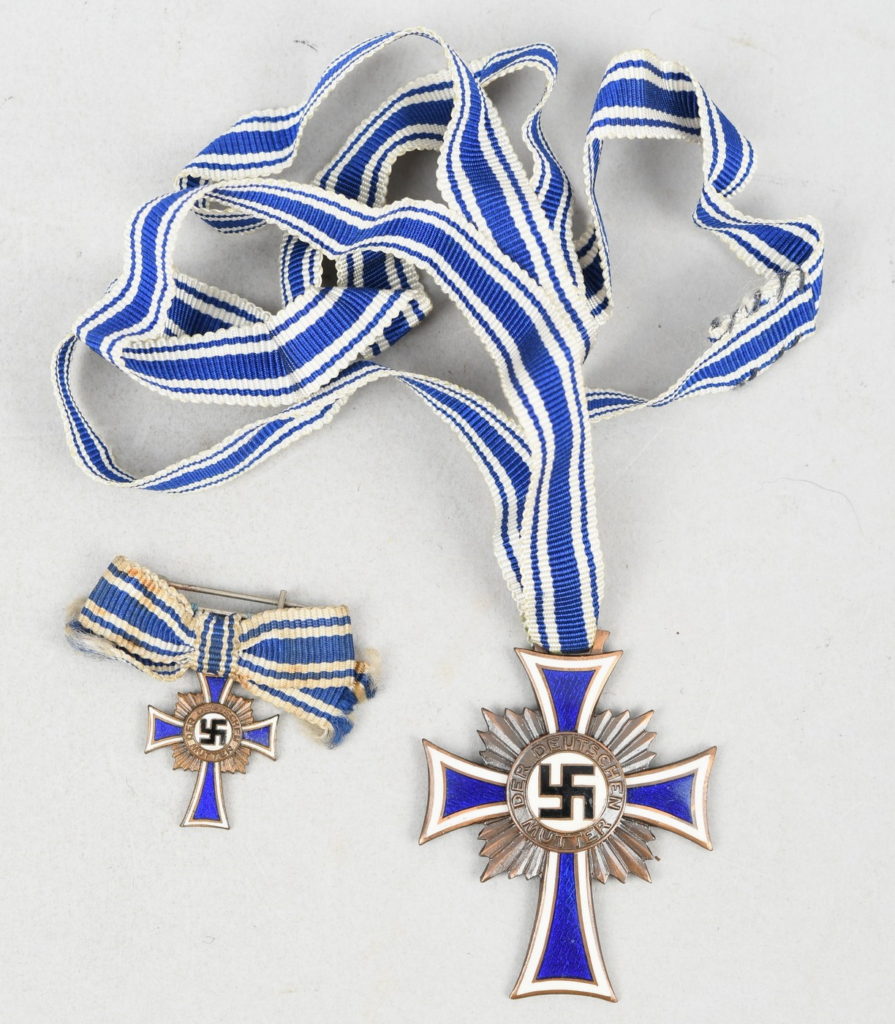 Honour Cross of the German Mother, Bronze Grade, with Miniature