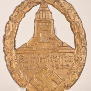 1933 NSDAP Sachsentreffen 1933 Tinnie / Rally Badge