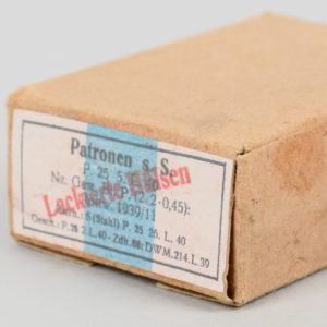 German Patronen s.S. P25 Ammunition Box, 1939