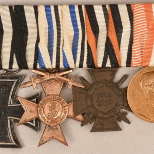 German WW1 4 Place Medal Bar