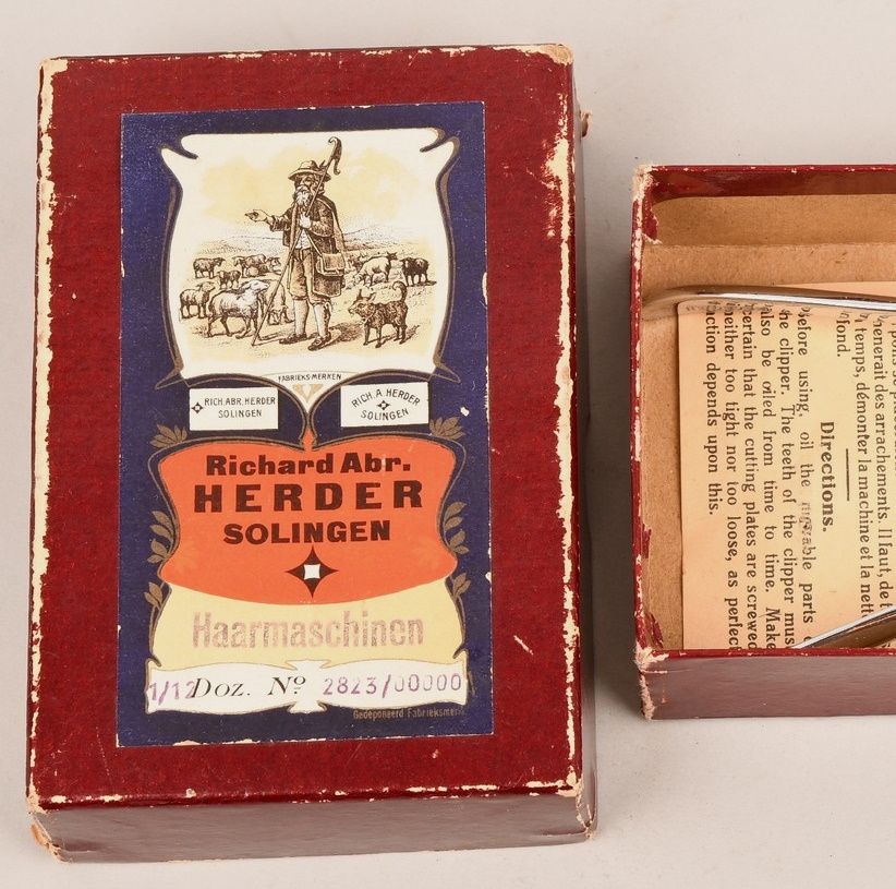 Period Manufactured Herder Solingen Hair Trimmer in Original Box