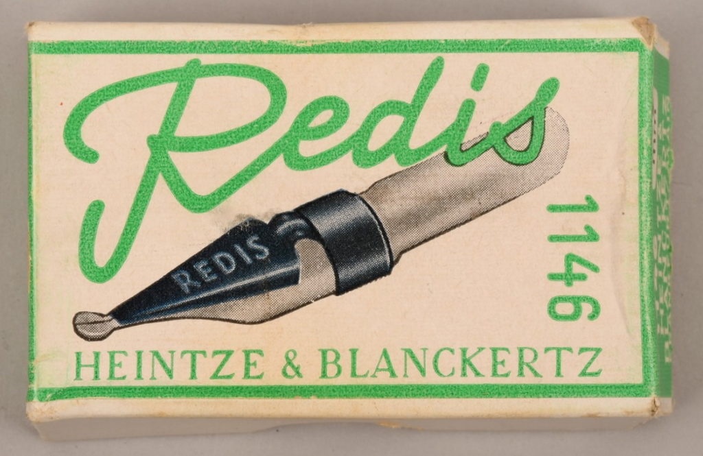 German Period Redis Pen Head Box With Content