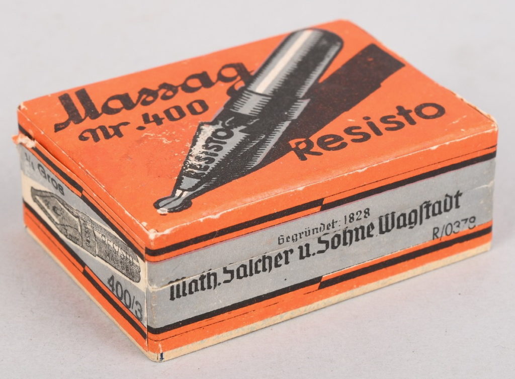 German Period Resisto 400 Pen Head Box With Content