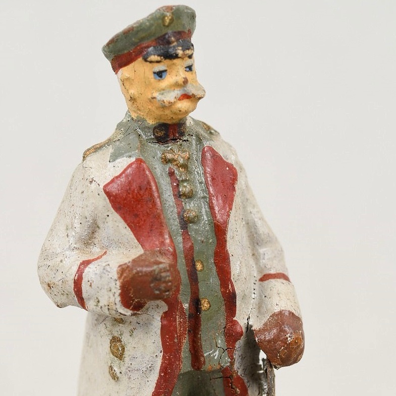 Standing Hindenburg Elastolin figure.