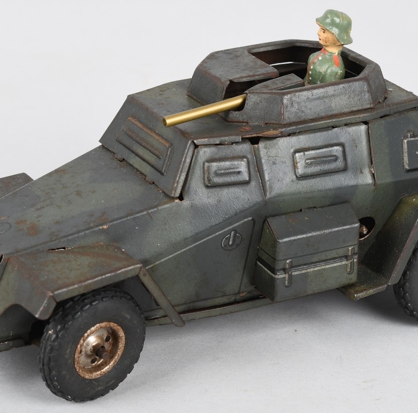 German Toy, Armoured Scout Vehicle Produced in the 1930's