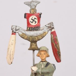 Elastolin 1930's Figure of German Army Schellenbaum Bearer