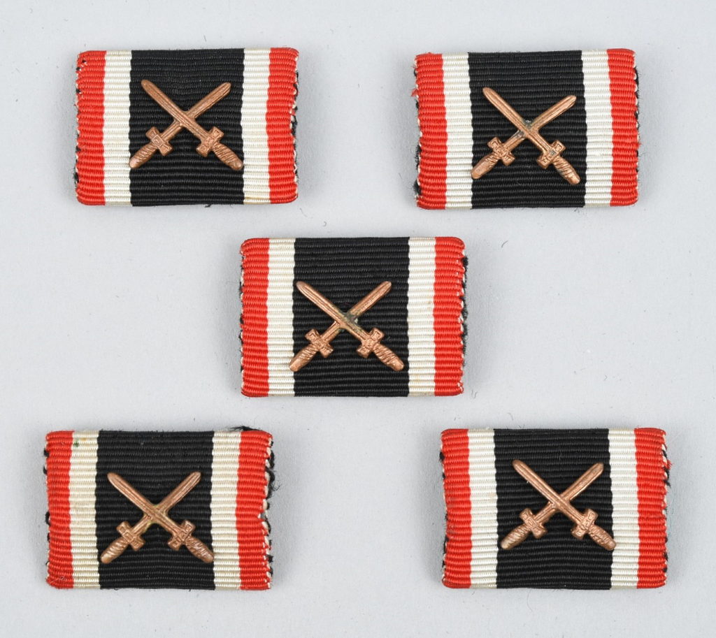 War Merit Cross 2'class With Swords Ribbon Bar