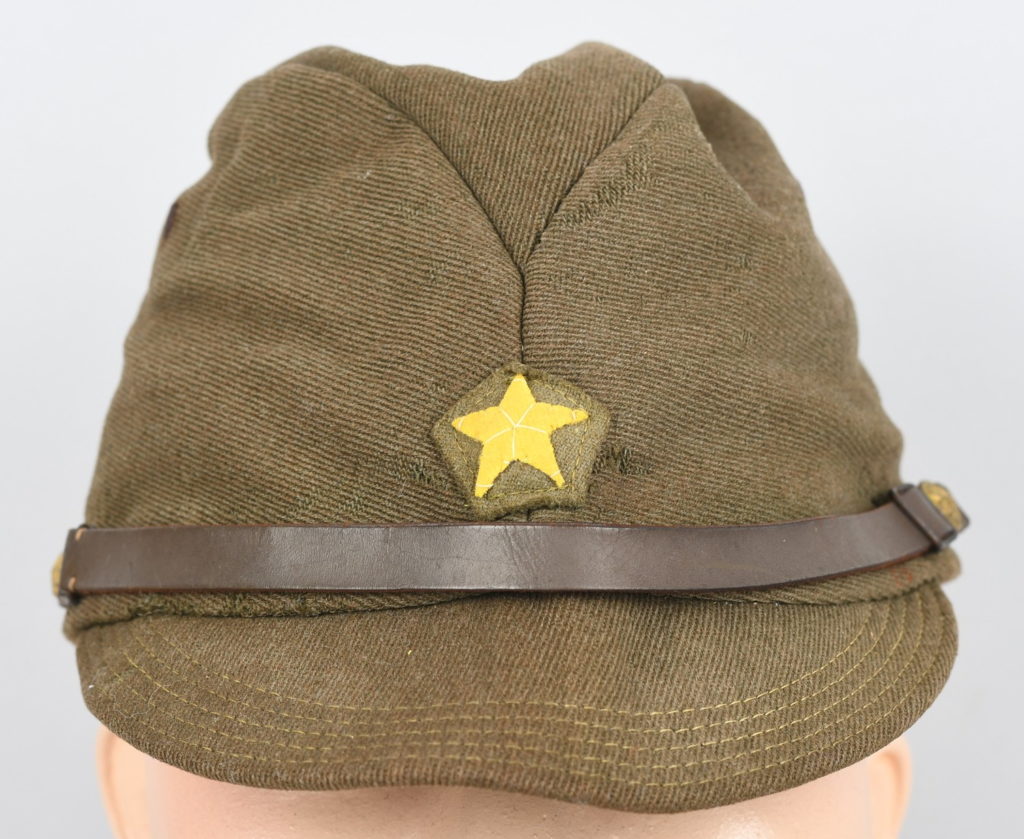 Japanese Army Officer's Summer Wool Field Cap in Excellent Worn Condition
