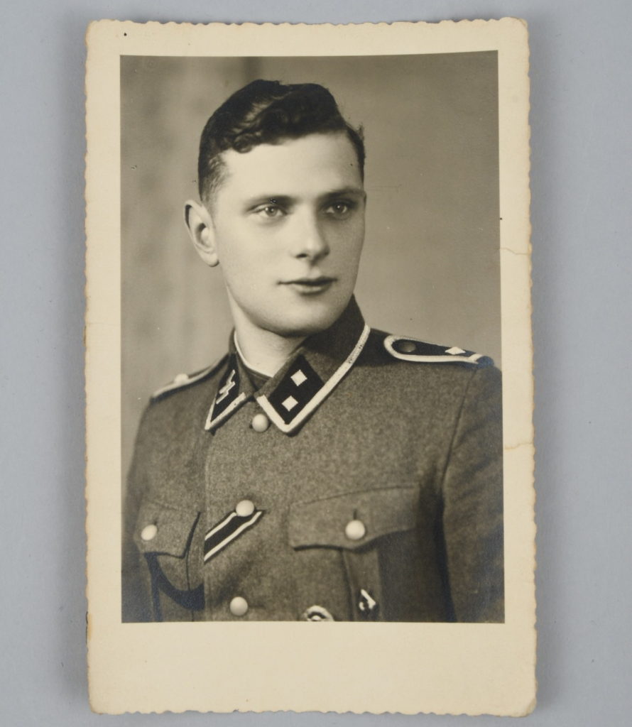 Waffen-SS Oberscharführer's Postcard Sized Studio Photo