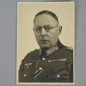 Heer General War Time Photo, Signed 1944