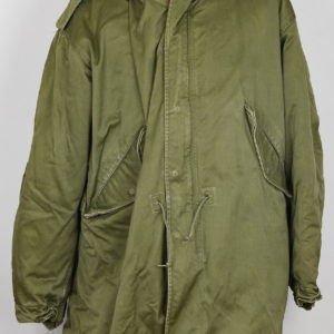 US Army Fishtail Cold Weather Parka with Wool Liner Produced 1950's (Korea War)