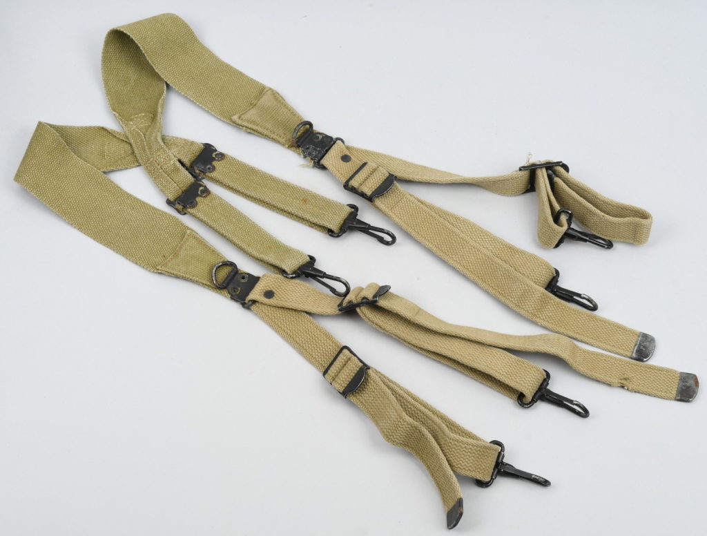 US WWII Combat Suspenders Dated 1943