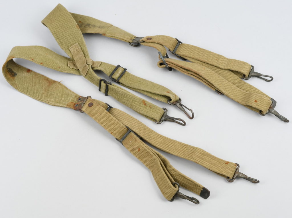 US WWII Combat Suspenders Dated 1942