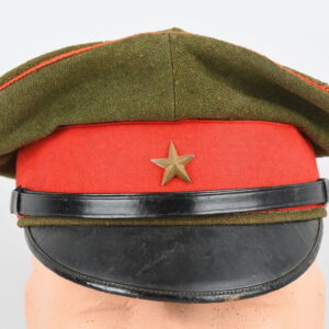 Japanese WWII Army Officer's Late War Visor Cap in Excellent Condition