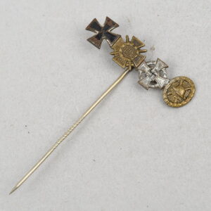 German WWI / WWII Four Place Stick Pin