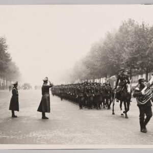 Large Photo, German WWII Victory Parade In Paris