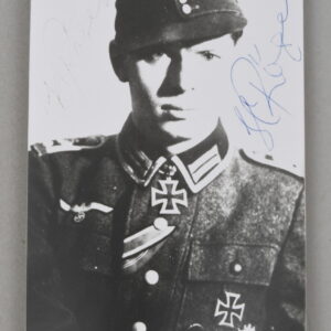 KC Holder Grossdeutschland Unteroffizier Fritz Röger Signed Post War Photo