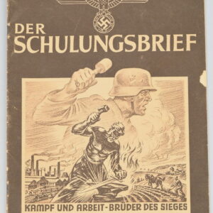 1942 NSDAP Magazine Der Schulungsbrief