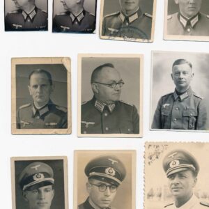 Group of 10 Heer Pass photos, all Officers.