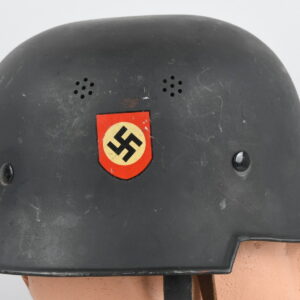 M34 Double Decal Feuerschutzpolizei Helmet in Close To Mint Condition