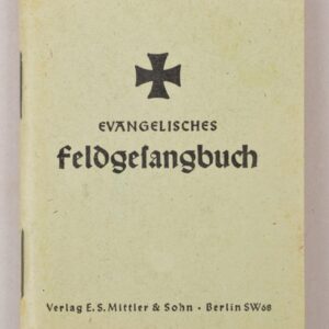 German WW2 Soldiers Field Pocket Hymn Book Protestant Faith