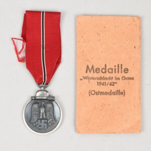 East Front Medal 1941 - 1942, Maker Marked 65