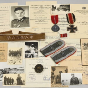 Unterofizzier Hans-Joachim KUBA Medal, Document and Photo Grouping