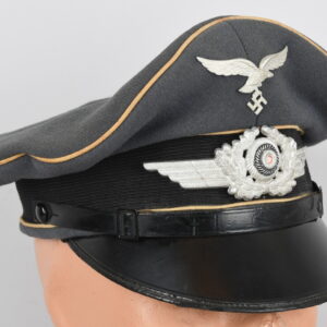 Luftwaffe Flight/Paratrooper EM/NCO´s Visor Cap, Amsterdam Netherland Manufacture!!