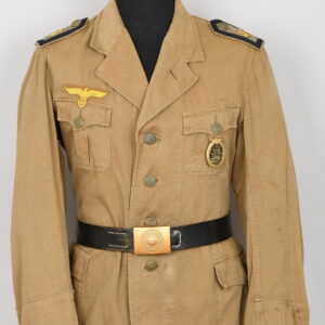 Kriegsmarine Oberbootsmann's Tropical Service Tunic