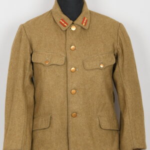 WWII Named Japanese Army Sergeant Type 98 Khaki Wool Tunic in Excellent Condition