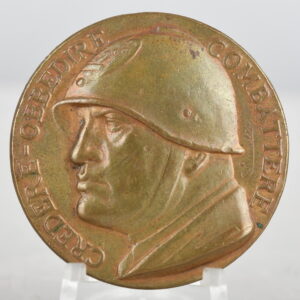 Italy 1935 Mussolini Medallion for His Visit in Trento XIII