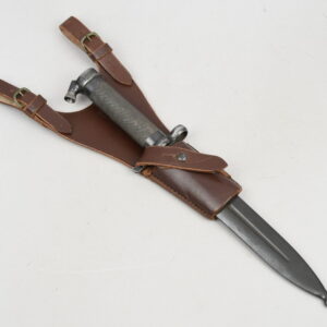Swedish 1896 Bayonet with Carrying Leather