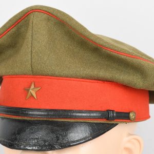 WWII Japanese Army Officer's Very Rare "Czech Style" Peaked Visor Cap