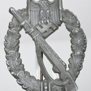 Infantry Assault Badge, Zinc Hollow Back