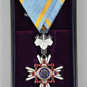 Japanese Cased Order of the Sacred Treasure, 6th Class