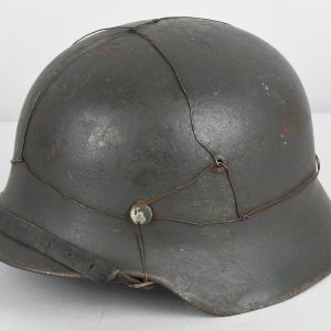 Heer M40 Combat Helmet With Camouflage Wire
