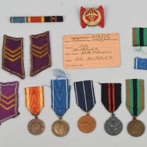 Namned Finnish Medal and insignia group to a Pioneer Sergeant