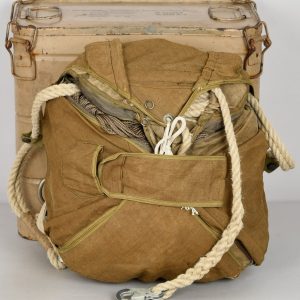 Vet GI Bring Back Complete Luftwaffe Paratrooper's Parachute, type RZ20. Originally Packed Since the War. Comes with it's Original Container